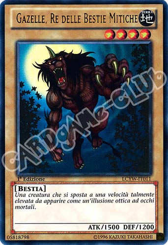 LCYW-IT011 Gazelle, Re delle Bestie Mitiche ultra rara 1a Edizione (IT) -NEAR MINT-