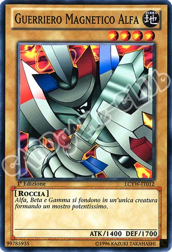 LCYW-IT012 Guerriero Magnetico Alfa comune 1a Edizione (IT) -NEAR MINT-