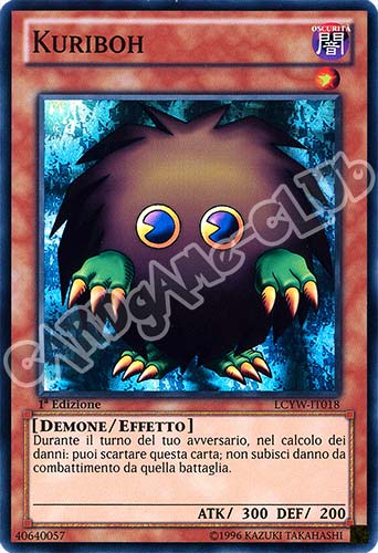 LCYW-IT018 Kuriboh super rara 1a Edizione (IT) -NEAR MINT-