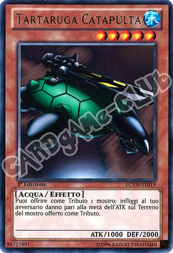 LCYW-IT019 Tartaruga Catapulta rara 1a Edizione (IT) -NEAR MINT-