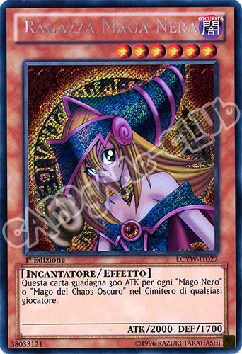 LCYW-IT022 Ragazza Maga Nera rara segreta 1a Edizione (IT) -NEAR MINT-