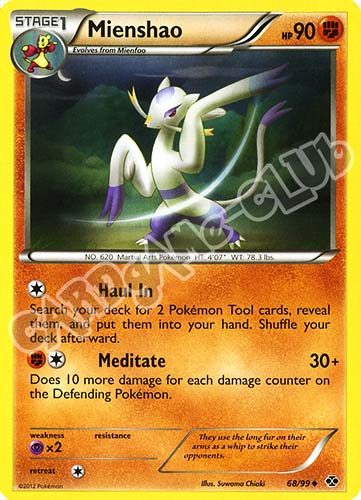 068 / 099 Mienshao non comune (EN) -NEAR MINT-