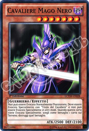 LCYW-IT028 Cavaliere Mago Nero comune 1a Edizione (IT) -NEAR MINT-
