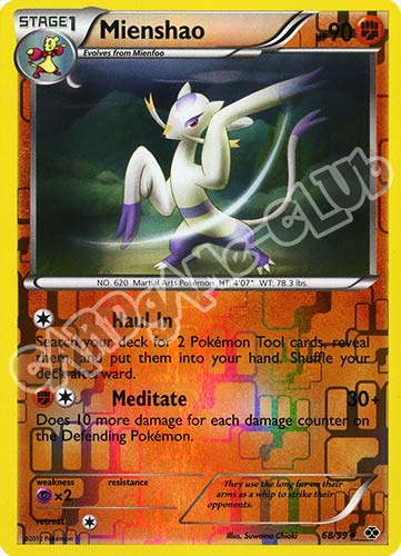 068 / 099 Mienshao non comune foil reverse (EN) -NEAR MINT-