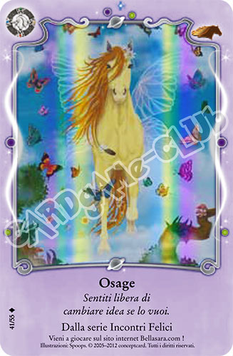 The Best of Bella Sara S41/55 Osage extra rara foil (IT) -NEAR MINT-