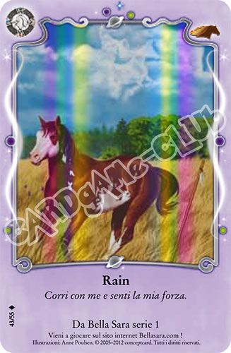 The Best of Bella Sara S43/55 Rain extra rara foil (IT) -NEAR MINT-