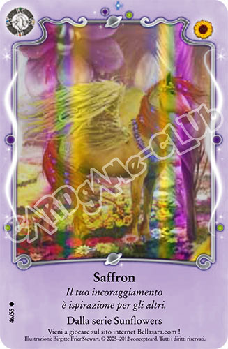 The Best of Bella Sara S46/55 Saffron extra rara foil (IT) -NEAR MINT-