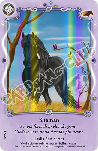 The Best of Bella Sara S49/55 Shaman extra rara foil (IT) -NEAR MINT-