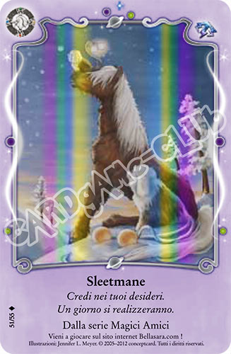 The Best of Bella Sara S51/55 Sleetmane extra rara foil (IT) -NEAR MINT-