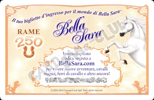 The Best of Bella Sara Carta Codice Rame 250 (IT) -NEAR MINT-