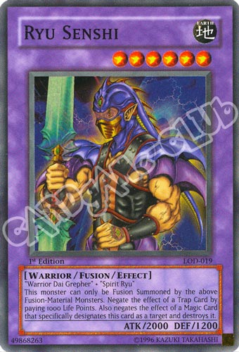 LOD-019 Ryu Senshi super rara 1st Edition (EN) -NEAR MINT-