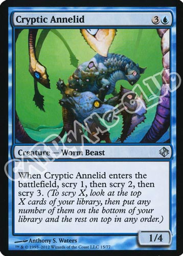 15 / 77 Cryptic Annelid non comune (EN) -NEAR MINT-