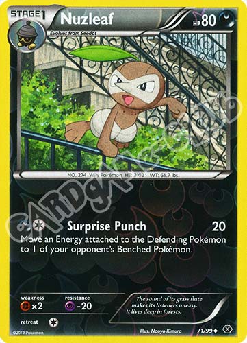 071 / 099 Nuzleaf non comune foil reverse (EN) -NEAR MINT-