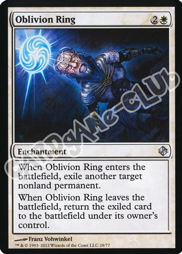 28 / 77 Obliovion Ring non comune (EN) -NEAR MINT-