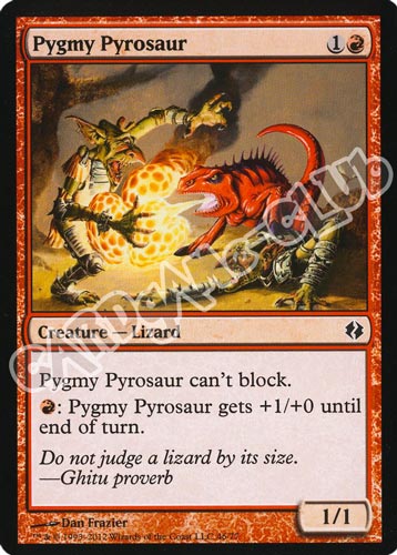 46 / 77 Pygmy Pyrosaur comune (EN) -NEAR MINT-