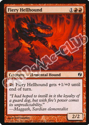 49 / 77 Fiery Hellhound comune (EN) -NEAR MINT-