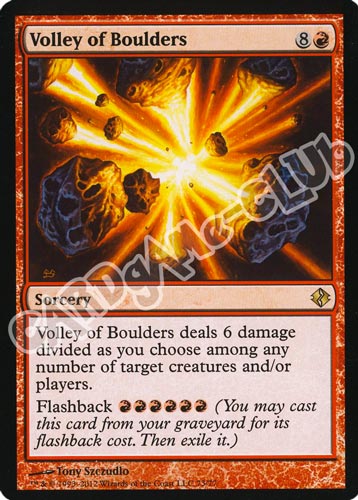 73 / 77 Volley of Boulders rara (EN) -NEAR MINT-