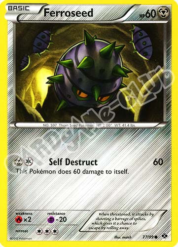 077 / 099 Ferroseed comune (EN) -NEAR MINT-