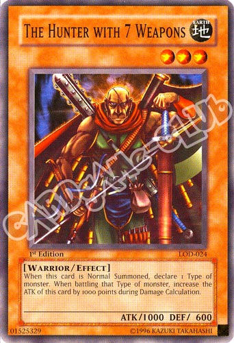 LOD-024 The Hunter with 7 Weapons comune 1st Edition (EN) -NEAR MINT-