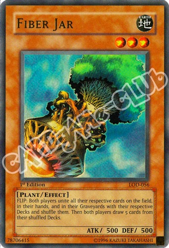 LOD-056 Fiber Jar ultra rara 1st Edition (EN) -NEAR MINT-