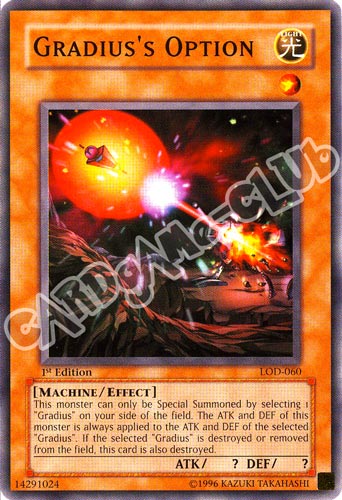 LOD-060 Gradius' Option comune 1st Edition (EN) -NEAR MINT-