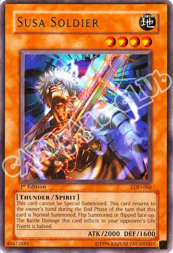 LOD-066 Susa Soldier rara 1st Edition (EN) -PLAYED-