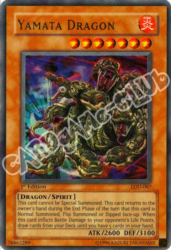 LOD-067 Yamata Dragon ultra rara 1st Edition (EN) -NEAR MINT-