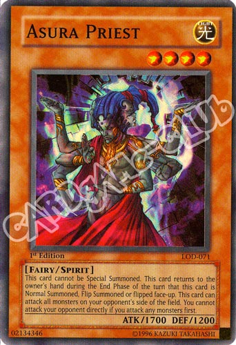 LOD-071 Asura Priest super rara 1st Edition (EN) -NEAR MINT-