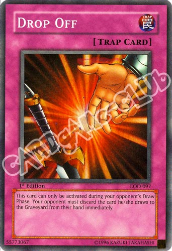 LOD-097 Drop Off super rara 1st Edition (EN) -NEAR MINT-