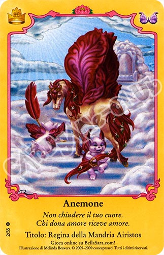 Royalty 02/55 Anemone comune (IT) -NEAR MINT-