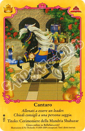 Royalty S07/55 Cantaro extra rara foil (IT) -NEAR MINT-
