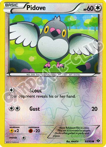 083 / 099 Pidove comune foil reverse (EN) -NEAR MINT-