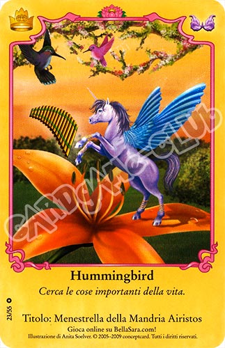 Royalty 23/55 Hummingbird comune (IT) -NEAR MINT-