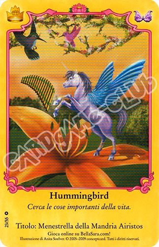 Royalty S23/55 Hummingbird extra rara foil (IT) -NEAR MINT-