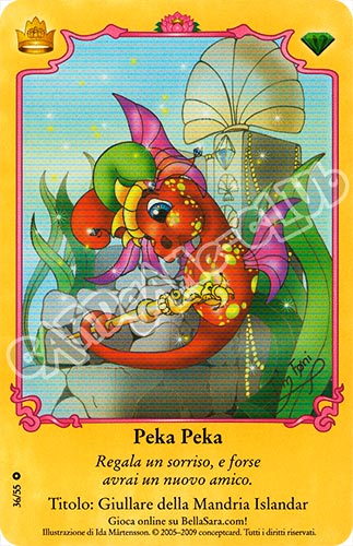 Royalty S36/55 Peka Peka extra rara foil (IT) -NEAR MINT-