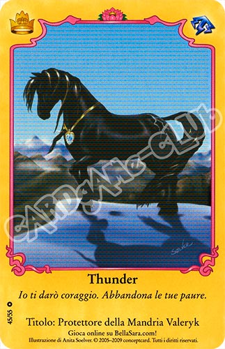 Royalty S45/55 Thunder extra rara foil (IT) -NEAR MINT-