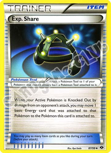 087 / 099 Exp. Share non comune (EN) -NEAR MINT-