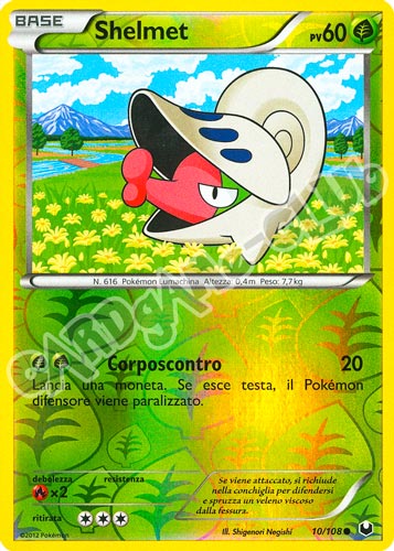 010 / 108 Shelmet comune foil reverse (IT) -PLAYED- -GOOD-