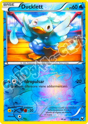035 / 108 Ducklett comune foil reverse (IT)  -GOOD-