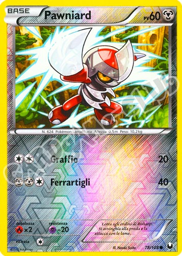 078 / 108 Pawniard comune foil reverse (IT) -NEAR MINT-