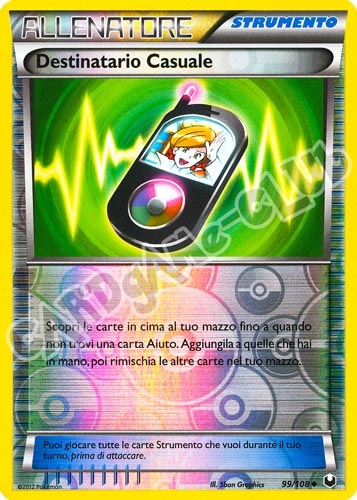 099 / 108 Destinatario Casuale non comune foil reverse (IT) -NEAR MINT-