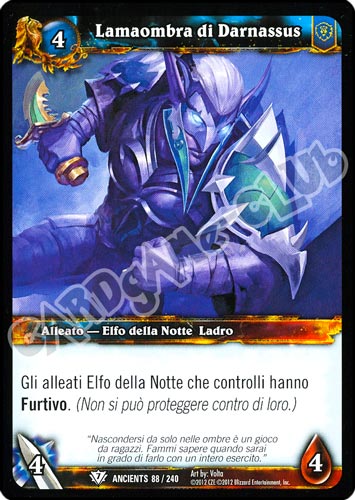 Lamaombra di Darnassus comune (IT) -NEAR MINT-