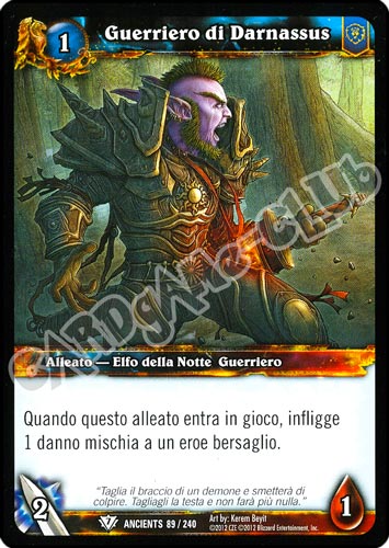 Guerriero di Darnassus comune (IT) -NEAR MINT-