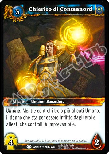 Chierico di Conteanord comune (IT) -NEAR MINT-