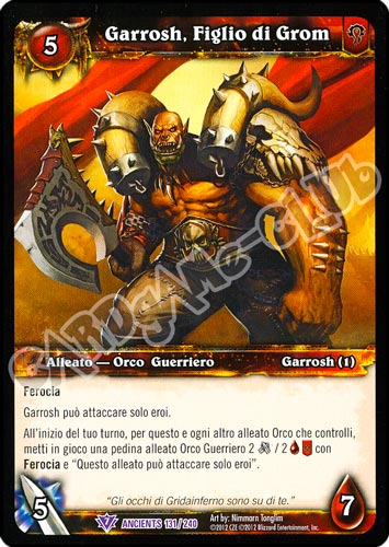 Garrosh, Figlio di Grom epica (IT) -NEAR MINT-