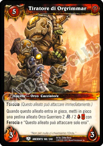 Tiratore di Orgrimmar comune (IT) -NEAR MINT-