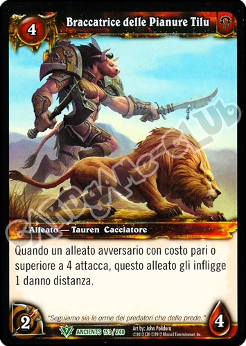 Braccatrice delle Pianure Tilu non comune (IT) -NEAR MINT-
