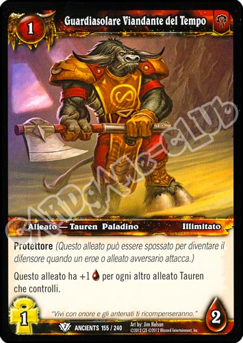 Guardiasolare Viandante del Tempo comune (IT) -NEAR MINT-