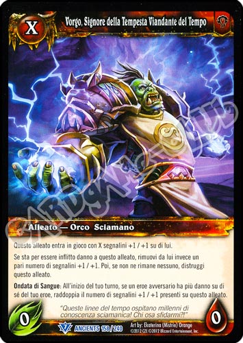 Vorgo, Signore della Tempesta Viandante del Tempo rara (IT) -NEAR MINT-