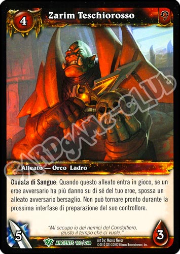 Zarim Teschiorosso non comune (IT) -NEAR MINT-